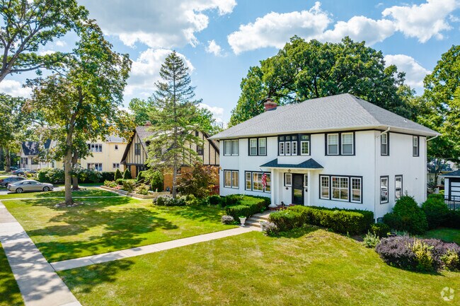 Tudors sit beside stately colonials with expansive yards in South Itasca.