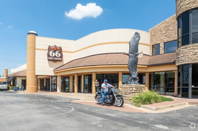 The Route 66 Harley Davidson store is one of the businesses in the Fulton neighborhood.