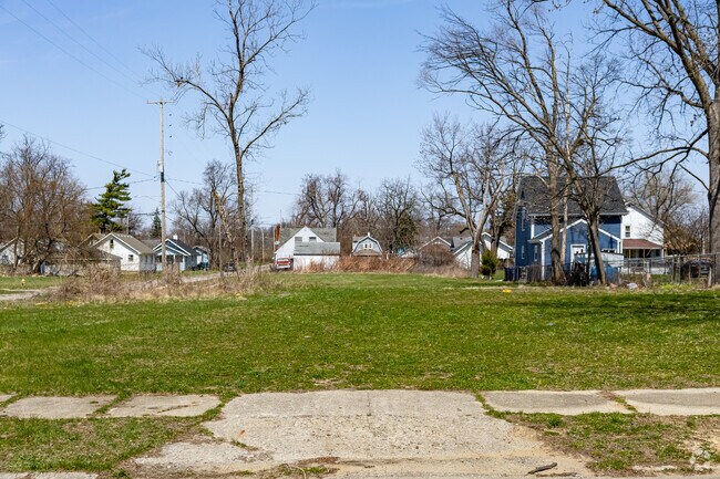 Vacant lots are common in Southside Business District though the community continues to develop.