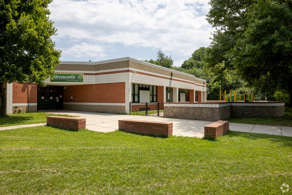Greencastle Elementary School building in Fairland.