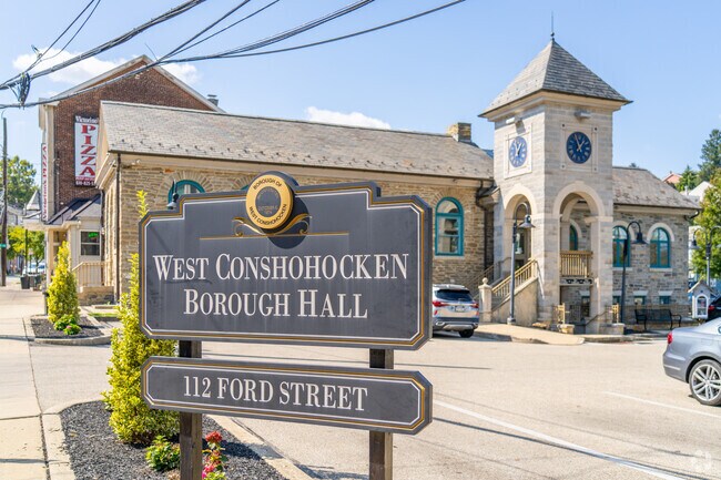 West Conshohocken Borough Hall hosts the community's monthly council meetings.