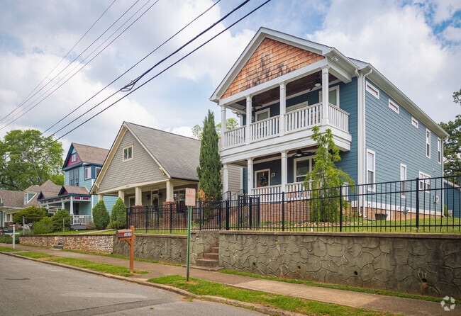 Two-story Craftsman and Victorians call Highland Park home.