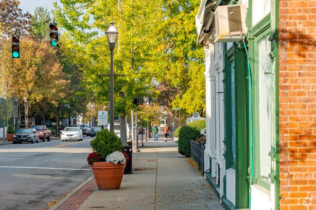 Many residents can enjoy a morning or evening stroll along Elm St. in Ludlow.