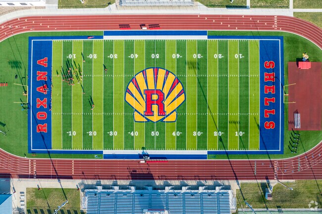 Roxana High School is home of the Shells, Go Shells!