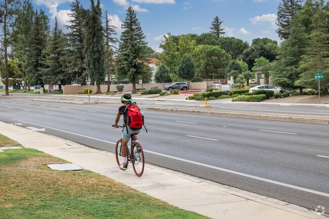 Resident enjoys a bike ride in the Venola neighborhood.