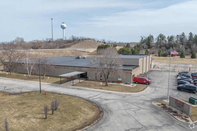 John Hustis Elementary School is a more rural school.