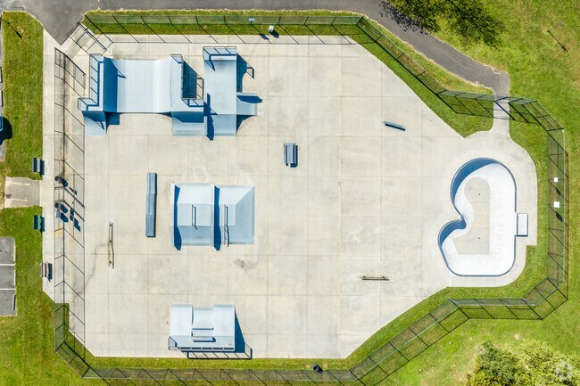 Falls Skatepark hosts frequent sessions for local skaters.