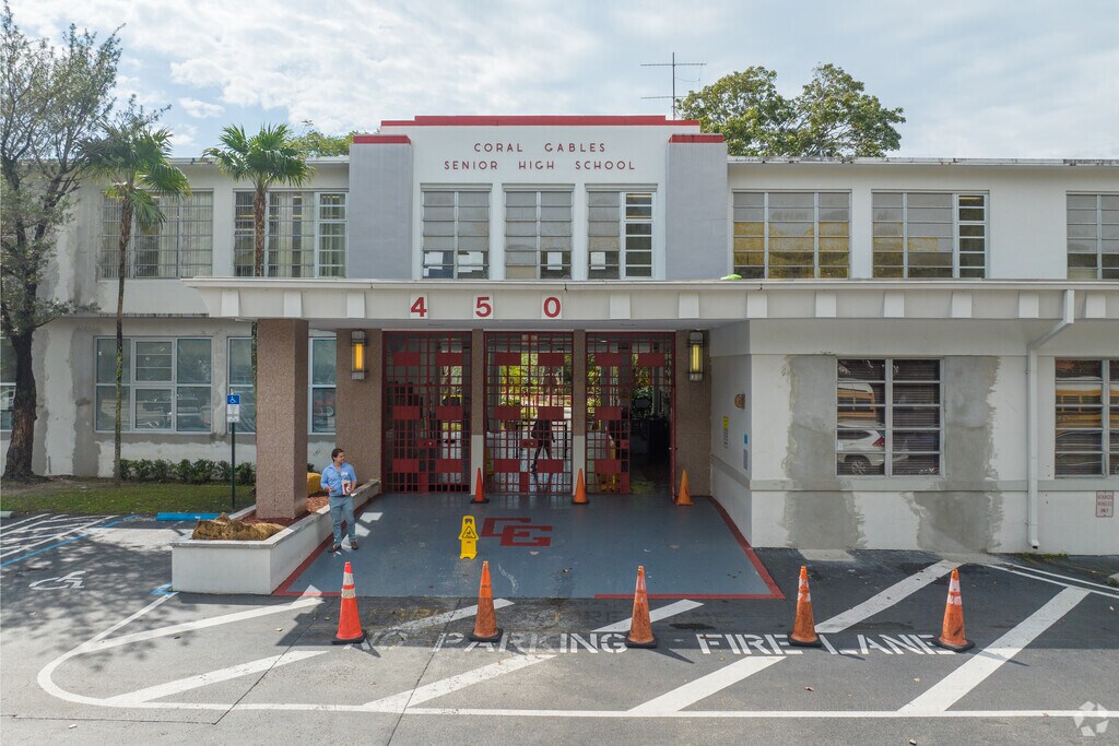Coral Gables High School serves residents and neighbors alike.