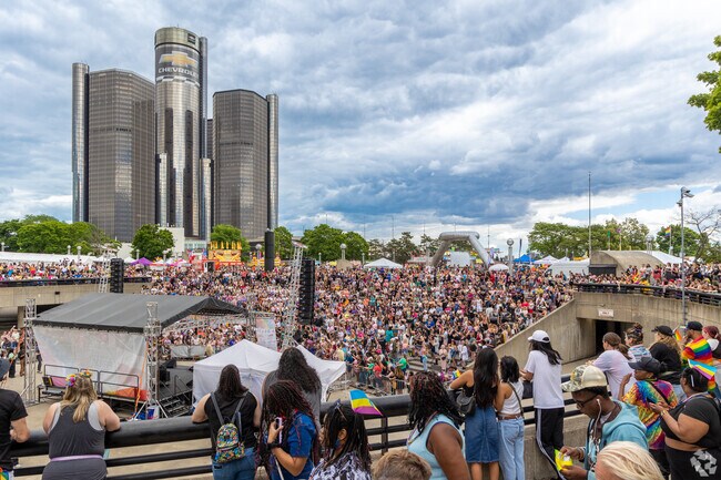Motor City Pride Festival welcomes tens of thousands of visitors to Downtown Detroit.