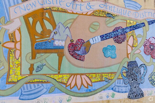 The Castle Street Art and Antique District is a favorite shopping spot in The Bottom.