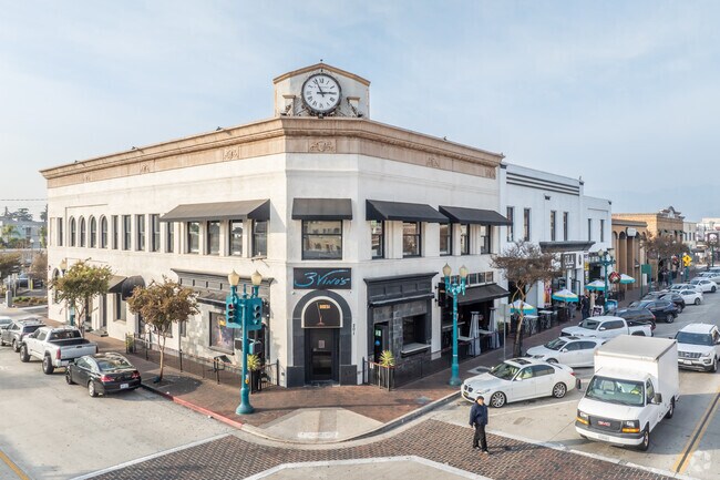Downtown Covina features restaurants and businesses in historic buildings and architecture.