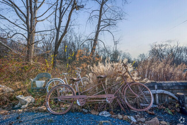 Explore Tatamy's main trails and back roads on a bike