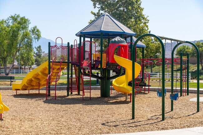 Children enjoying the playground at McSweeny Park.