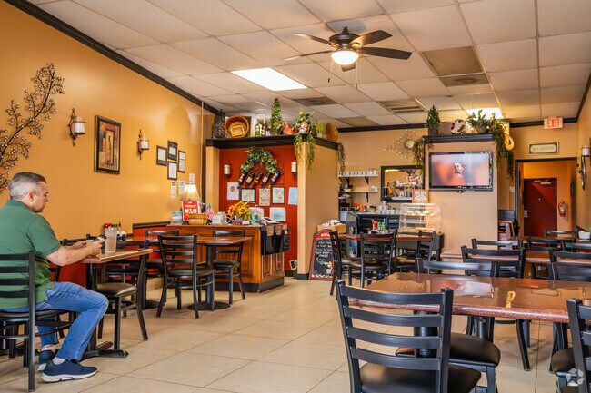 Locals enjoy breakfast and brunch at Gem Eatery, a beloved spot in Margate Gardens.