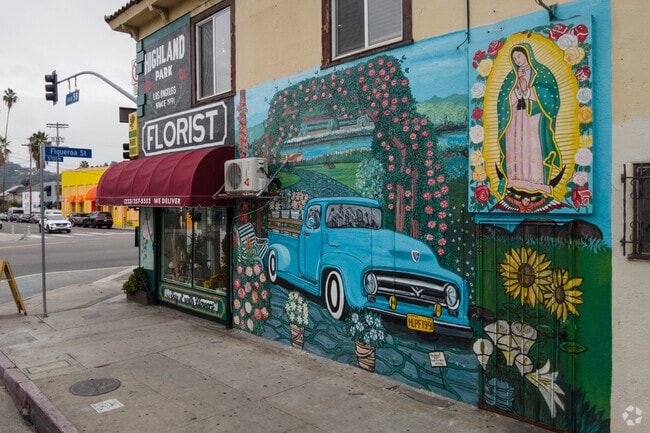 Shops in Highland Park, CA, have a lot of charm and character.