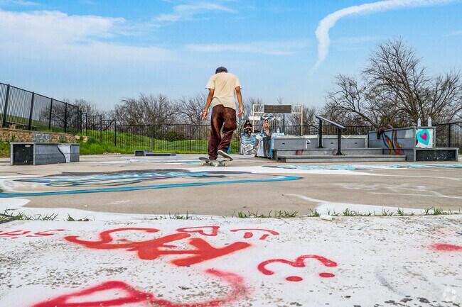 Residents of River Oaks can catch some air at Wooldridge Skate Park.