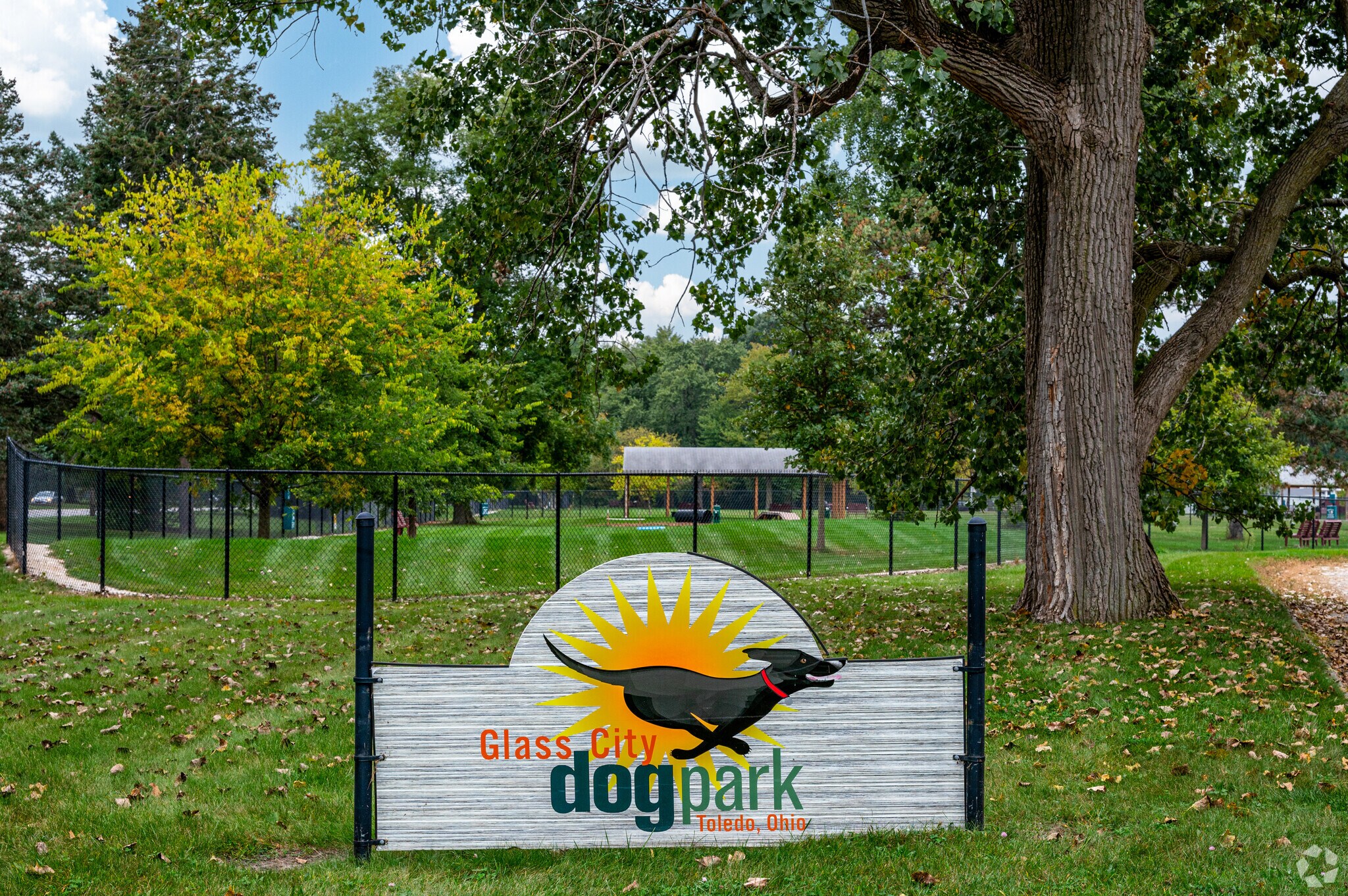 Glass City Dog Park in Glendale-Heatherdowns provides a lot of space for dogs to run.