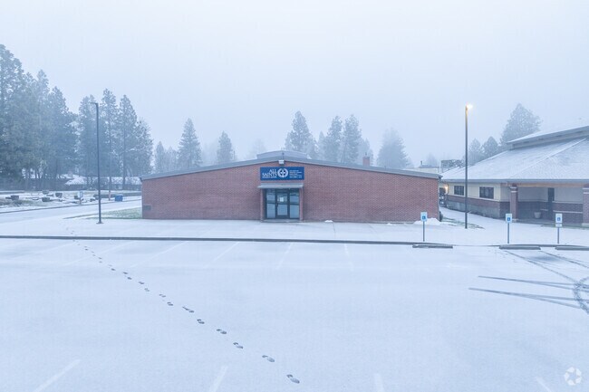 All Saints school is located within a residential neighborhood.