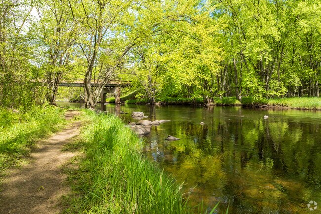Yellow Banks Park sits on the Eau Clair River, ideal for kayaking.