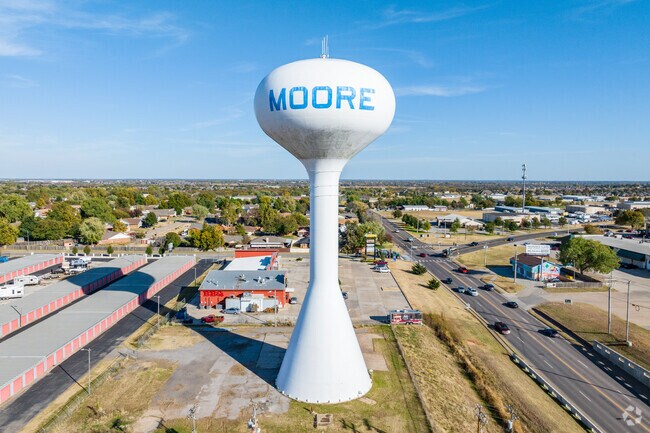 Featherstone is located in the city of Moore, just south of OKC.