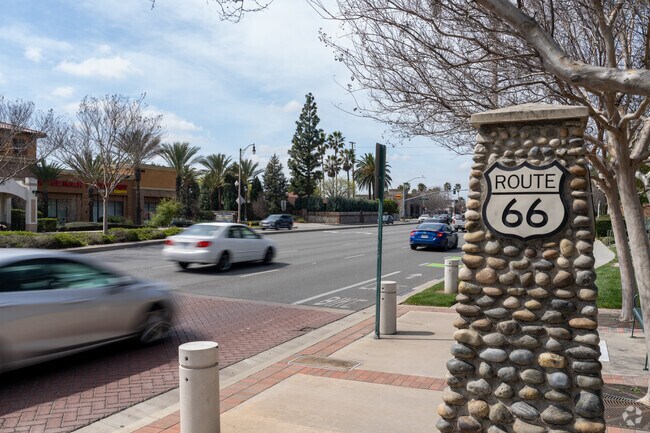 Get your kicks on Route 66! The famous Route 66 goes right through the Terra Vista community.