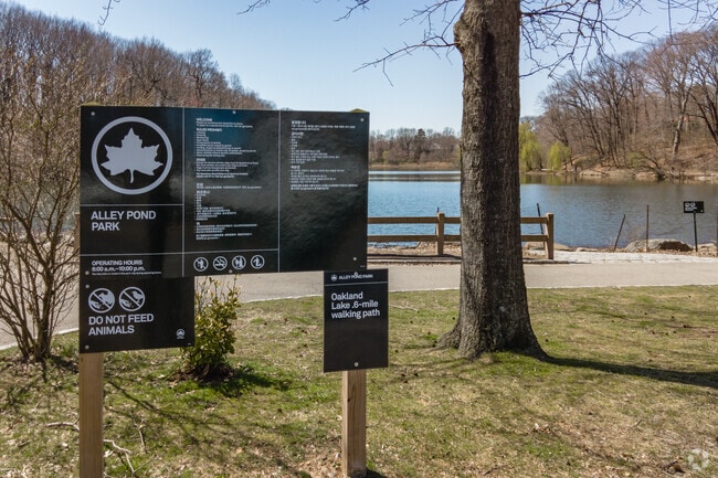 Alley Pond Park in Oakland Gardens is a nature escape near Bellerose Terrace.