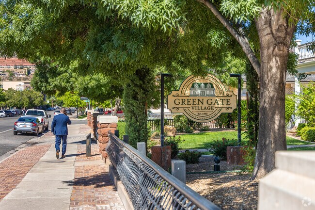 The Green Gate Village in St. George is a popular area in downtown to explore local shops.