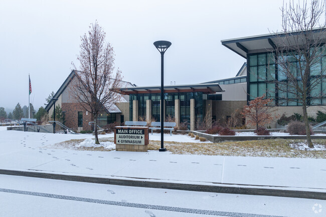 Ferris High School is located across from another elementary school.