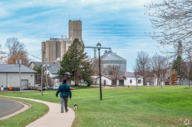 Stroll from Creamery Park to downtown Baldwin along its scenic walking paths.