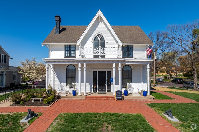 Amelia Earhart’s childhood home, now a museum, overlooks the Missouri River in Atchison.