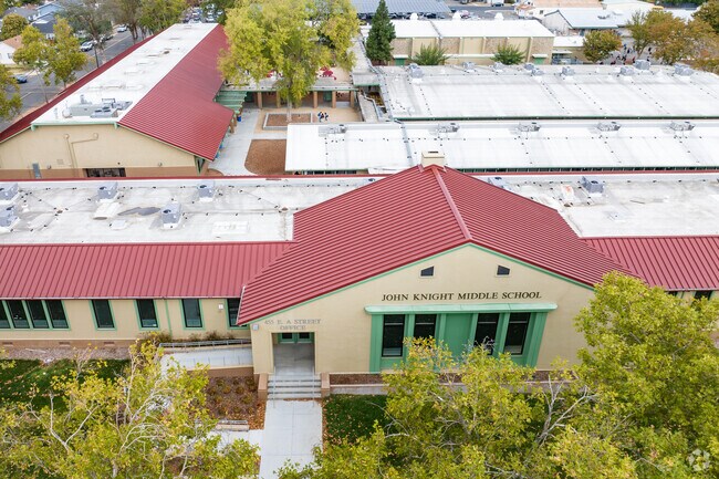 John Knight Middle School challenges and encourages children to learn.