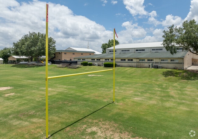 Liberty Christian Preparatory School has a full football field and large PE area.