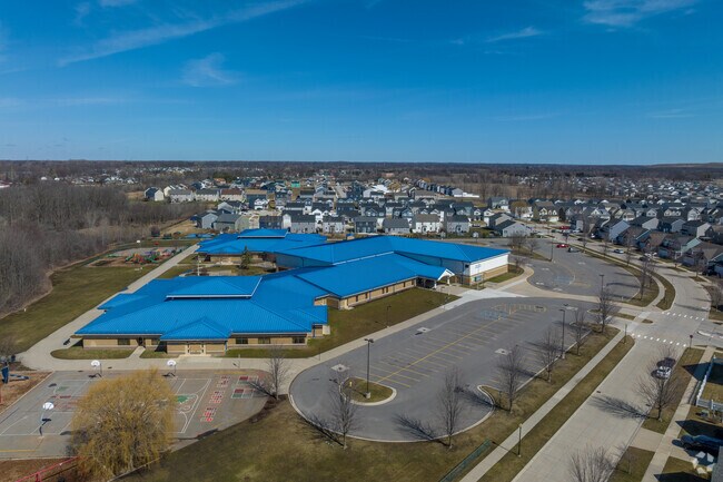 Aerial view of New Haven Elementary School
