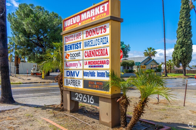 Enjoy a day of shopping and dining at Nuevo Village Shopping Center in Perris.