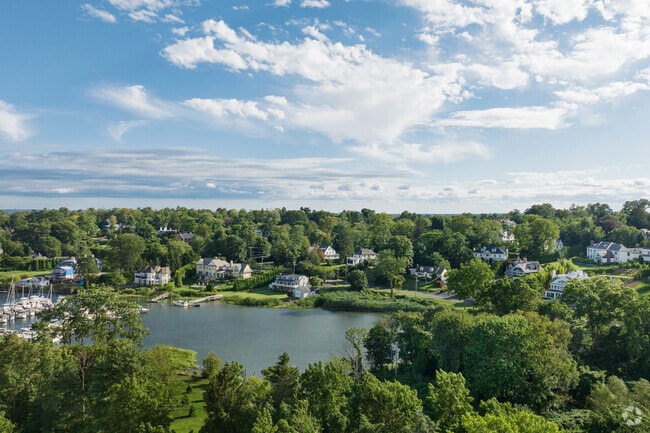 The charm of waterfront living is palpable in Byram.