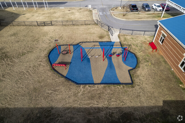 Playground at the Moores Mill Intermediate School in New Market Alabama.