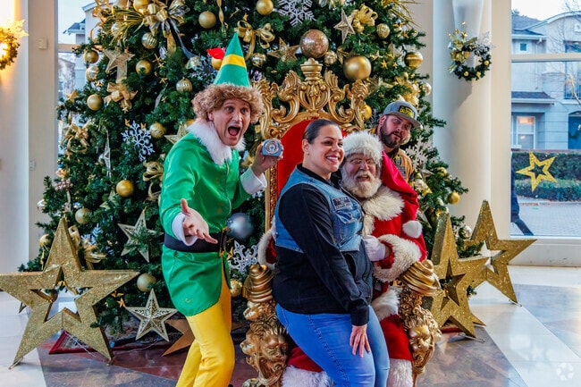 Santa and friends spread joy at Downtown Hayward’s Light Up the Season celebration.