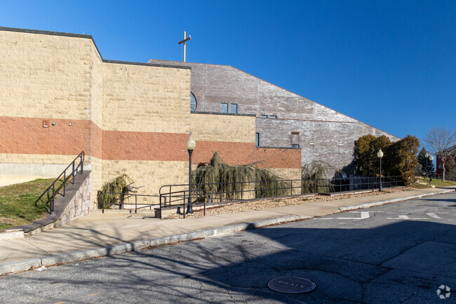 Alternate entrance at East Gate Christian Academy in Fall River, Massachusetts.