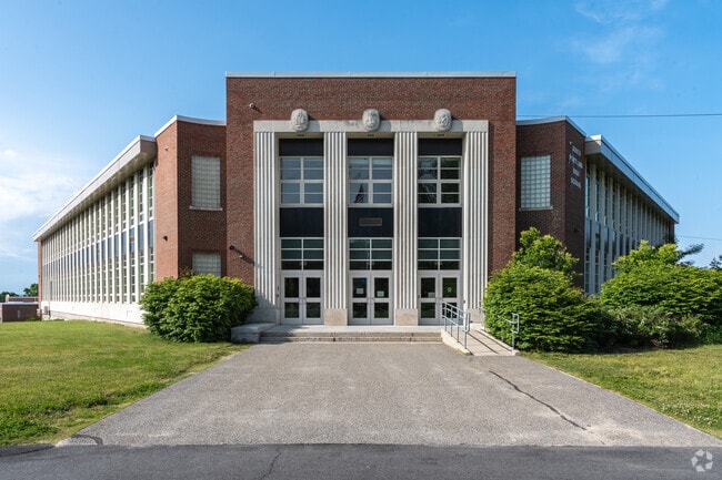 Alternate entrance to South Portland High School.