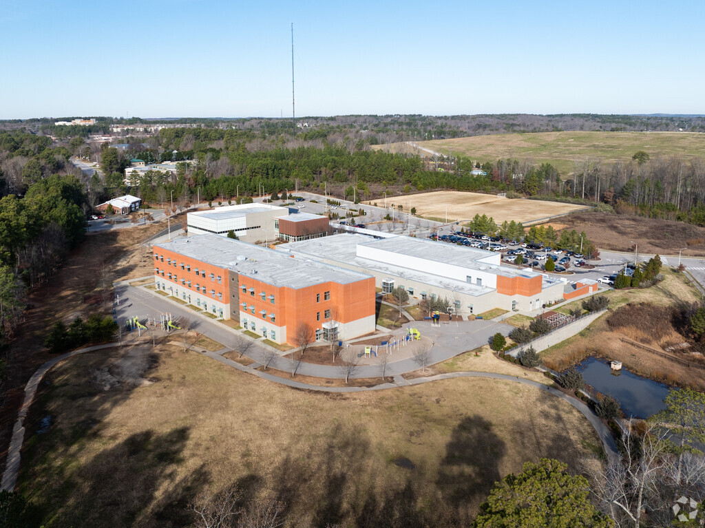 Abbotts Creek Elementary is located in Raleigh, NC across from Durant Nature Park.