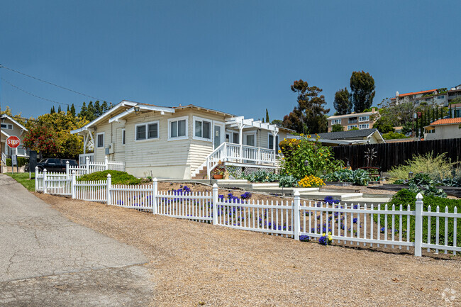 The garden and office at The Broadoaks School in Whittier.