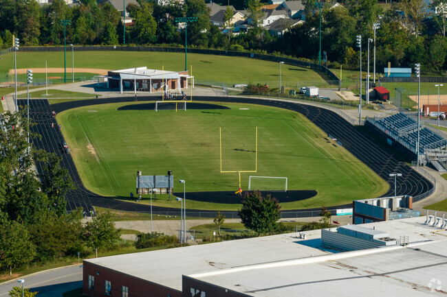 The Walkertown Middle School athletic field in Winston-Salem, NC.