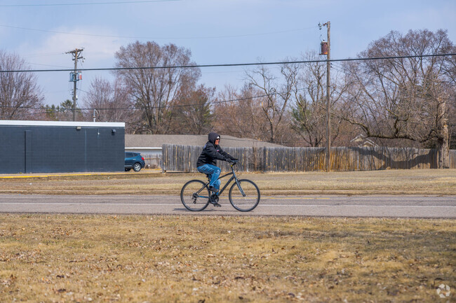 The Broadway neighborhood and the city of Crystal have bike friendly streets.