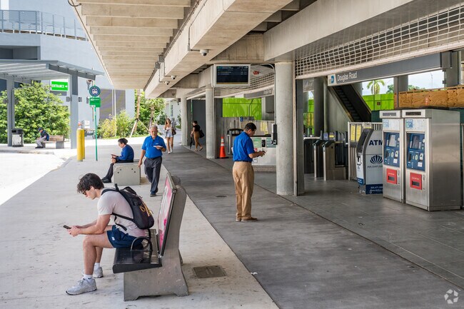 Douglas Station connects Douglas residents to the metrorail, metrobus and trolley.