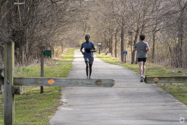 Maplecrest residents use the Maple City Greenway for their daily run.