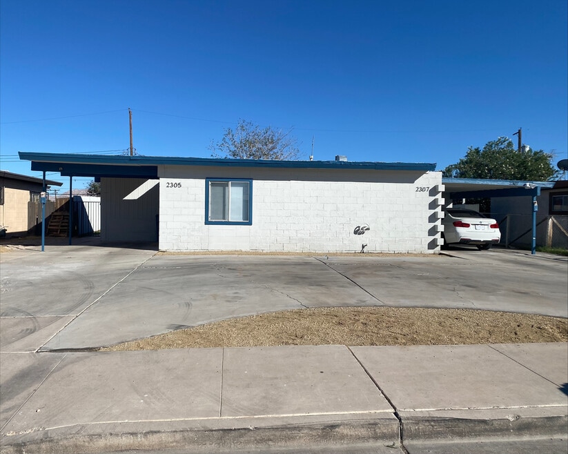 Right side of property