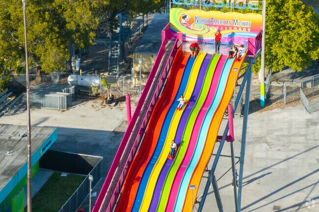 The Youth Fair in Southern Estates also features a Euro Slide.