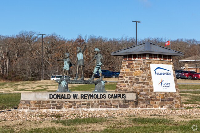 Hope Academy of NWA is associated with the Northwest Arkansas Children's Shelter.