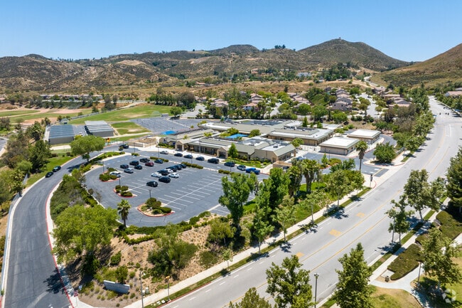 Cottonwood Canyon Elementary School is located hillside in Lake Elsinore.