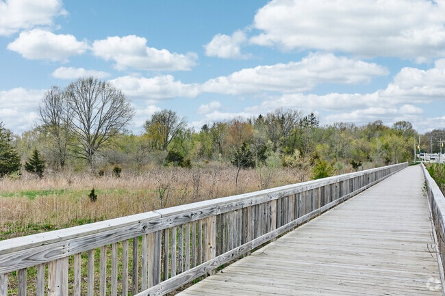 The Border-to-Border trail runs through Abbot all the way into Dexter.